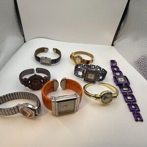 Vintage Women’s Quartz Watch Lot – Needs Batteries, Not Tested, Mechanics Intact